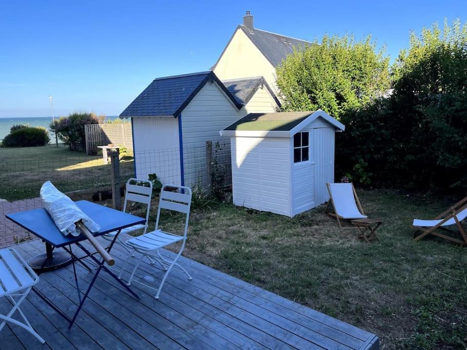 La Cabine Vue Mer Luc-sur-Mer Dış mekan fotoğraf
